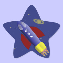 Space Traveler Sticker stickers