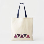 Space Triangles (Mini Tote) Canvas Bag