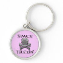 Space Truckin' blk Keychain