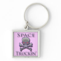 Space Truckin' prpl Keychain