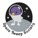 Space Tweep Society Logo with Lettering embroidered shirts