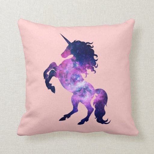 unicorn throw pillow