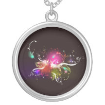 Space Wings: Fantasy Art: Necklace