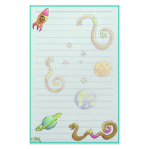 Space Woims Stationery~