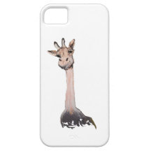 "Spaced-Out Giraffe" iPhone Vibes iPhone 5 Case