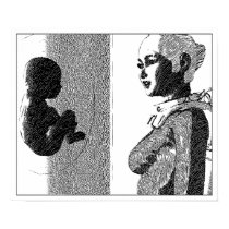 spacegirl and  baby posters