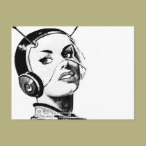 Spacegirl postcards