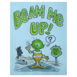 Spaceman "Beam Me up!" flyers
