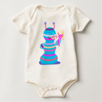 Spaceman eat the ice cream baby shirt by lilytigar Spaceman eat the ice cream baby shirt