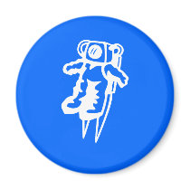 SPACEMAN magnets by lollypopgirrrl SPACEMAN magnets