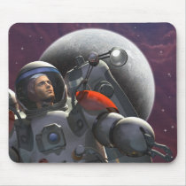 Spaceman Mousemat mousepads by cornishman Spaceman Mousemat mousepads