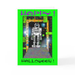 SPACEMAN RoBoT HALLOWEEN CARD