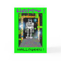 SPACEMAN RoBoT HALLOWEEN CARD