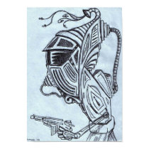 Spaceman with a gun posters