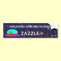 spaceman zazzler bumper stickers