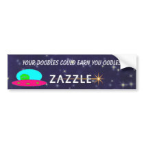 spaceman zazzler bumper stickers