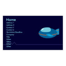 Spaceship Business Cards