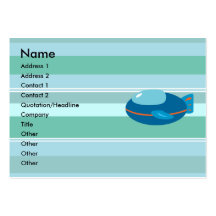 Spaceship Business Cards
