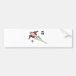 Spaceship Tencho Bumper Stickers