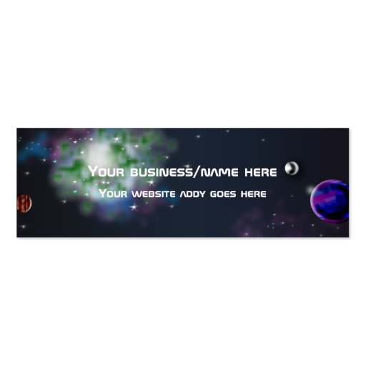 spaceshot business card (front side)