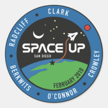 SpaceUp San Diego 2010 sticker