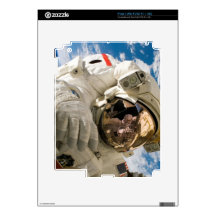 Spacewalk del vendedor de los embarcaderos calcomanías para el iPad 2