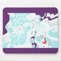 Spacy Pad Abstract Mousepad by RLMdesignes Spacy Pad Abstract Mousepad