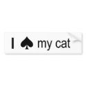 Spade Cat bumper stickers by okcshelter Spade Cat bumper stickers