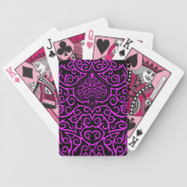 Spade of Scrolls Pink playing cards