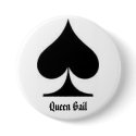 spade, Queen Gail buttons by jaw458 spade, Queen Gail buttons