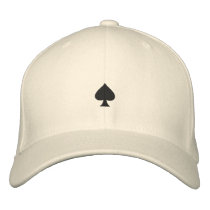 Spades Embroidered Hat embroidered hats