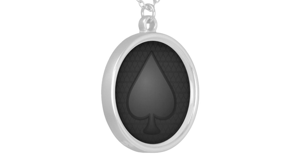 Spades Symbol Necklace Zazzle