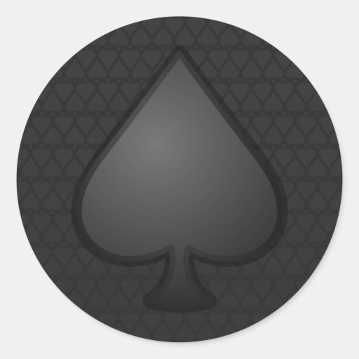 Spades Symbol Sticker Zazzle