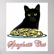 Spagehetti Cat Eloquence Print
