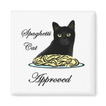 Spaghetti Cat Approved Fridge Magnets