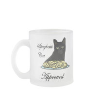 Spaghetti Cat Approved mugs