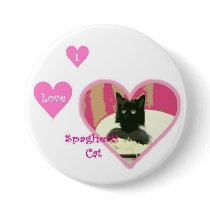 Spaghetti cat button LRG by mandiandsalena Spaghetti cat button LRG