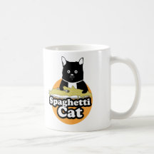 Spaghetti Cat Coffee Mugs
