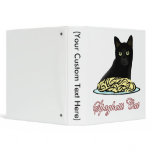 Spaghetti Cat Eloquence 3 Ring Binders