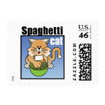 Spaghetti Cat Frenzy Postage Stamps
