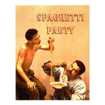 Spaghetti party  invitation
