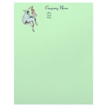 SPAGHETTI PARTY, ITALIAN KITCHEN,RESTAURANT green Letterhead Template