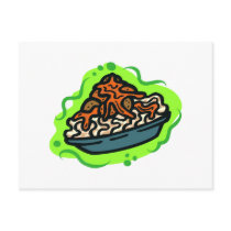 Spaghetti postcards by Edibility Spaghetti postcards