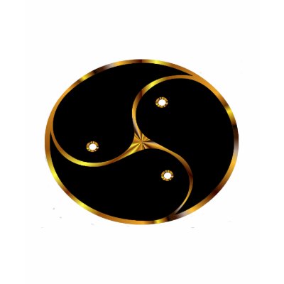 Spaghetti Strap BDSM Gold Emblem Shirt by InsatiableKisses