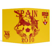 Spain 1964 2008 soccer futbol emblem shield vinyl binders