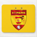 Spain 1964 2008 soccer futbol emblem shield mousepads