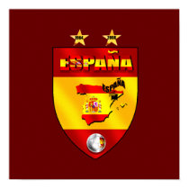 Spain 1964 2008 soccer futbol emblem shield posters by LaFuriaRoja Spain 1964 2008 soccer futbol emblem shield posters