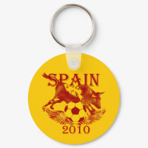 Spain 2010 car keychain for Espana La Roja fans by LaFuriaRoja Spain 2010 car keychain for Espana La Roja fans