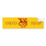 Spain 2010 Toro Bull Espana futbol bumper Sticker