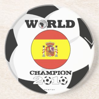 Spain 2010 World Cup Champion Coaster coaster